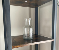 Glass Etched Stem Vase plant designs