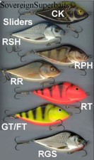 Salmo Sliders Salmo 10 sinking 10cm/46gms pike jerk bait.