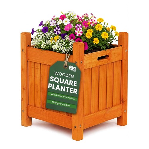 Garden wooden square - garden,