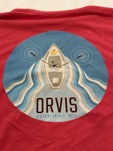 Orvis shirt red outdoors - t,