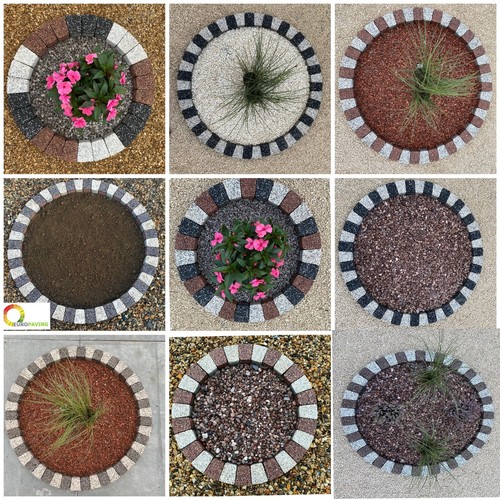 Garden brick circle tree - brick,