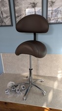  Saddle Stool Chair with Back