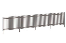 Wills SSM317 Modern Palisade Security Fencing (1460mm Fencing Only) OO Gauge