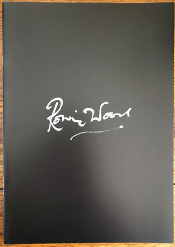 Ronnie wood art brochure - art,