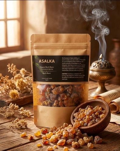 Myrrh resin commiphora - resin, (commiphora
