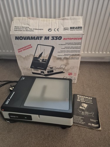 Braun novamat m330 35mm slide - braun,