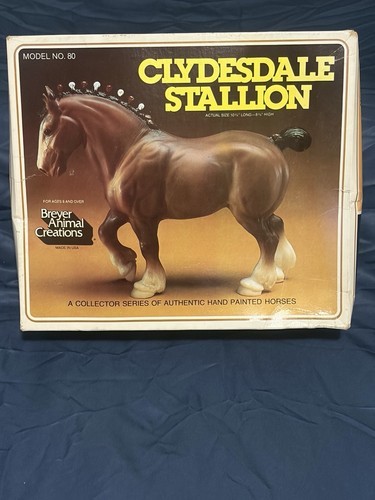 Breyer clydesdale stallion 80 - breyer,