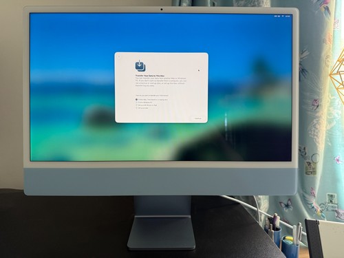 Apple imac 2021 blue - m1,