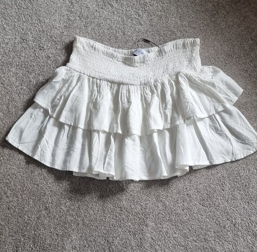 Womens white ruffle - womens,