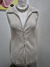 Zara cream top blouse size 10