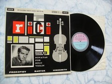 RUGGIERO RICCI SOLO RECITAL LP