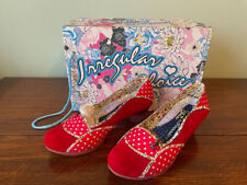 Irregular Choice Red Mix Suede