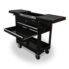418 US PRO TOOLS TOOL CART TROLLEY MOBILE WORKSTAION BOX GLOSS BLACK