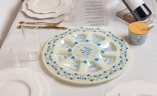 Elegant glass rosh hashana - elegant,