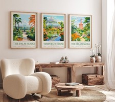 Kew Gardens Set of 3 Prints