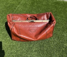 TEXTIER VINTAGE LEATHER LARGE DOCTORS BAG 20 Inch