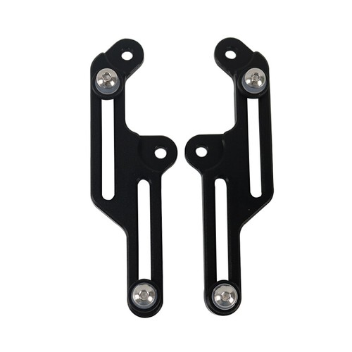 Pair black windscreen - pair,