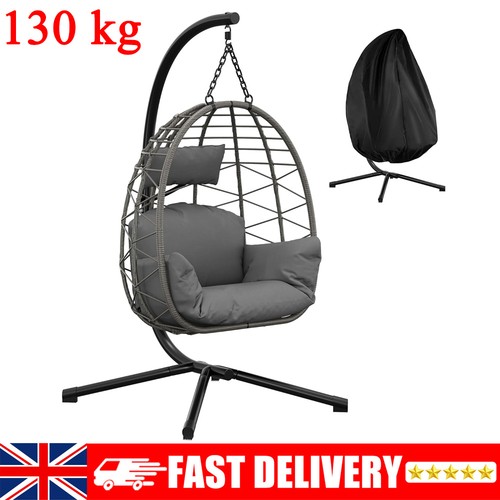 Hanging rattan egg chair - rattan,