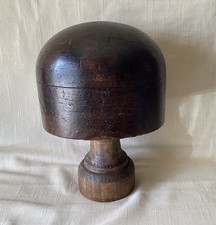 An Antique Wooden Hat Block On