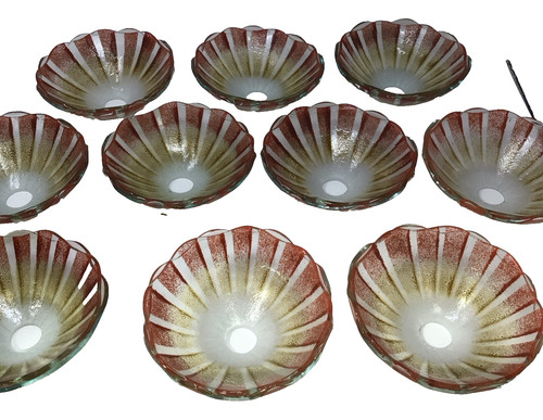 Art deco glass uplighter - deco,