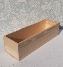 Wooden crate Natural Pine wood