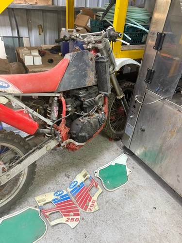 Ktm 250 motocross bike - motocross, 80s