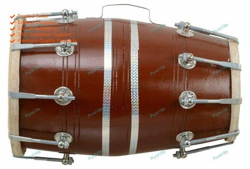 Wooden dholak indian - wooden, folk
