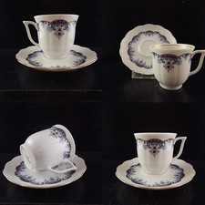 VINTAGE TAZZINA CAFFE' PIATTINO PORCELLANA JOHANN SELTMANN VOHENSTRAUSS BAVARIA 