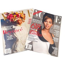 Vogue Magazine Lot 2 Beyonce March 2013 & Sept 2018 September Issue