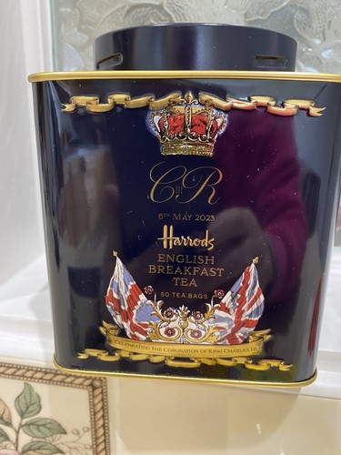 Harrods coronation tea caddy - harrods,