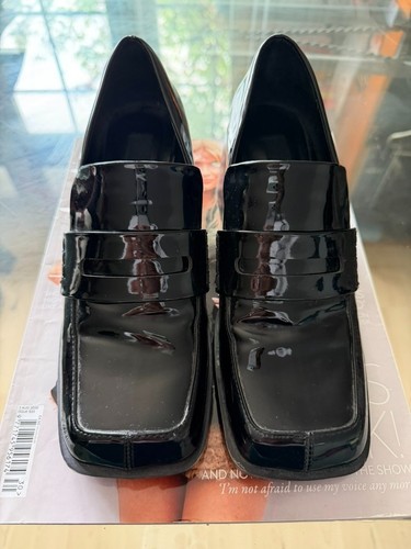 Zara patent loafers - , with