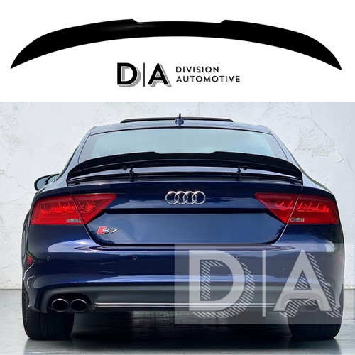 Rear spoiler lip gloss - rear, black