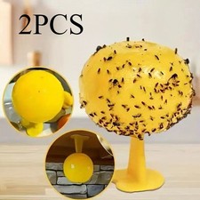 2X Fruit Fly Balls Fly Ball Trap Sticky insect Ball Needle Wasp Mosquito Ball