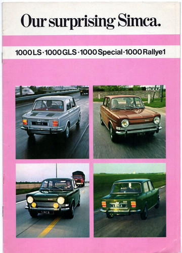 Simca 1000 1972 1973 market - simca,