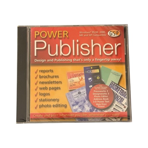 Gsp power publisher rom - gsp, cd-rom