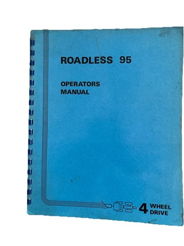Roadless operators manual - 95,