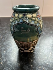 Moorcroft Jumeirah Vase Mint Condition