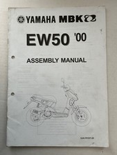 NOS GENUINE YAMAHA WORKSHOP SET UP ASSEMBLY MANUAL EW50 EW 50 SLIDER 2000