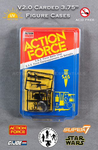 Action figure case for carded - figure,