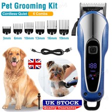 Professional Pet Dog Grooming Clipper Thick Fur Hair Trimmer Electric Shaver Kit