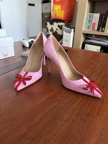Bennett pink suede court - pink,
