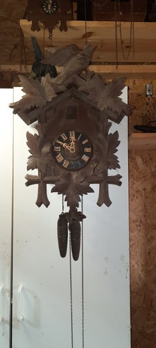 Cuckoo clock works - clock, in