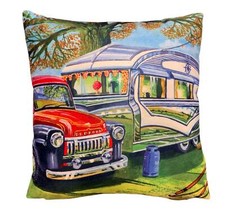 Gypsy Caravan Cushion - Faux Suede - 43cm x 43cm  Gypsy Caravans GC4-CUSH