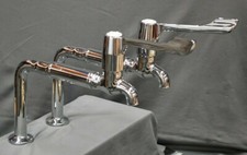 CHROME TALL BIB TAPS,  IDEAL 4