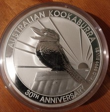 1KG ,.9999 fine silver From The Perth Mint, 30th Anniversary Coin