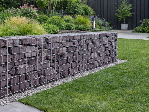 Plum slate gabion - plum,