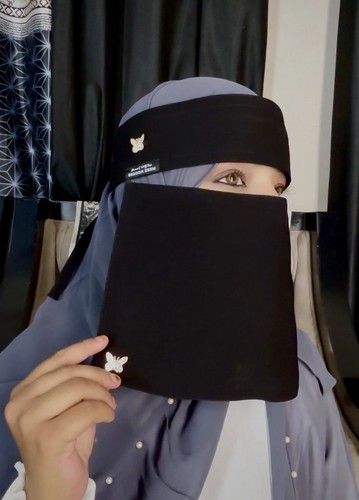 Niqab hijab nikab face - face, cover