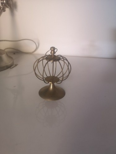 Antique brass miniature bird - antique,