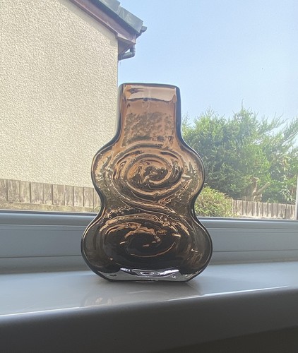 Whitefriars glass cello - glass, vase