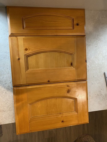 Solid golden pine kitchen - solid,